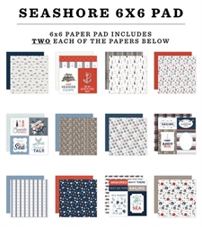 Carta Bella Paper Pad 6x6" - Seashore